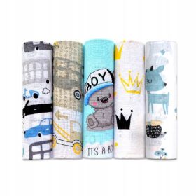 Egakids Platnene plenice 70x80cm, set 3, 5 kompletov