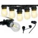 Girlanda luči LED Plus za vrt, 20 m, 20xE27 vrtne svetilke