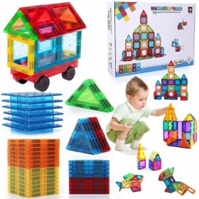 Magnetni konstrukcijski bloki 3D za otroke - 45 kosov