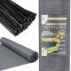 UV SENČILNA MREŽA ZA OGRAJO 1,5x50m 95% ZAŠČITE + OPASEK