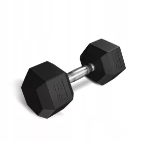 Hex dumbbell gumirana 5 kg TREX Sport