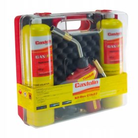   Profesionalni plinski gorilnik CASTOLIN CT27 s piezo vžigalnikom in kompletom 3 šob