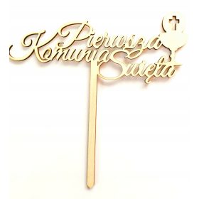 Dekorativni lesen pokrov za prvo sveto obhajilo