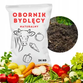   Organsko naravno gnojilo za vrtnarstvo, kompostirano goveje organsko gnojilo 25 kg