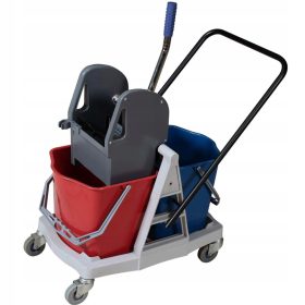  Voziček za čiščenje tal s stiskalnico za voziček