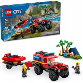   LEGO City Terensko gasilsko vozilo z reševalnim čolnom 60412