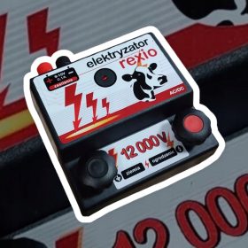   REXIO Električni Pastir - 0,6J, Omrežje, Baterija, Močan, Primeren za Govedo, Krave, Konje