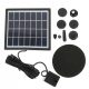 Zunanja solarna fontana za ribnik