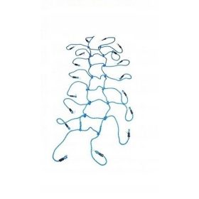 PLEZALNA MREŽA ZA OTROKE Allforbaby 200 x 75 cm modra