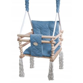   Lesena otroška gugalnica "Vesela mešalnica" 32,5 x 23 x 32,5 cm