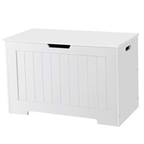   Bela večnamenska škatla za shranjevanje Vasagle 76 x 48 x 40 cm