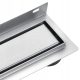 Linija odtokov AquaUno Basic 100 cm - Inox Silver Krom za tuš