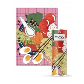    Muno Puzzle 1000 kosov "Ramen Bowl" Ewela Grygiel okrasna cev