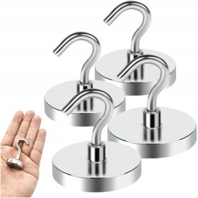   Močan XXL neodym magnetni kavelj, držalo 32 mm x 45 mm 24 kg