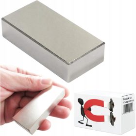   Magnitni neodim ploščati magnet BARDNO MOČAN pravokotne oblike 40x15x10 mm