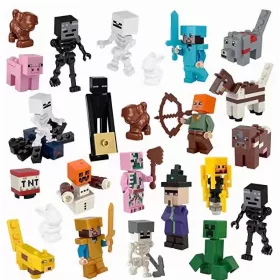 MINI BLOKI MINECRAFT FIGURICE 24 kosov + DODATKI