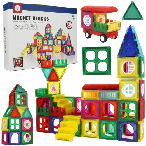 Magnetni bloki za gradnjo Panel Construction 3D XXL set 110 kosov