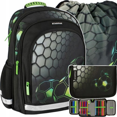 Starpak Multicolor 23l Šolski Nahrbtnik z 3 Dodatki