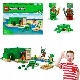 LEGO MINECRAFT DOM NA PLAŽI S ŽOLVAMI