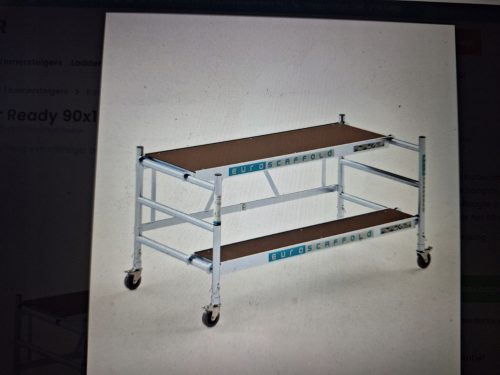 Aluminijasti mobilni oder EUROSCAFFOLD 0,90x190x300