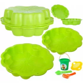   PIESKOVNIK Z DVEMA DELI MARJETICE 214 cm ZELENA 2 KOSI + GRATIS
