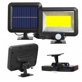 Solarna lampa s senzorjem gibanja in mraka 100 močnih LED
