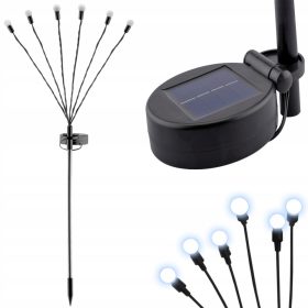  Vgradna solarna svetilka NNLED črna 70 cm 1 kos.