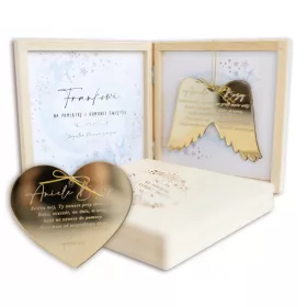    Škatla s spominki obhajila z molitvijo Zlato srce Wings DARILO