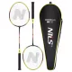 Rakete za badminton NILS NRZ204 - Komplet 2 loparjev s pokrovom