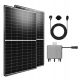  Celoten komplet balkonske elektrarne 1000 W z inverterjem Deye WIFI 800 W