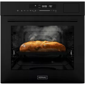    Kernau KBO 1471 S TC B PureSteam pečica 60cm 72l 14 funkcij Črno steklo