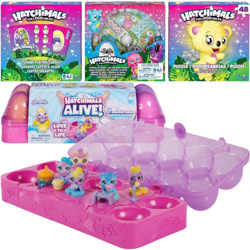 Hatchimals Živi! Ljubezen do življenja 5 figuric v jajcih + 3 brezplačna darila