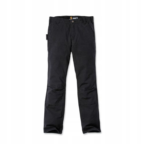 Carhartt Moške delovne hlače Stretch Duck Double Front W32 / L32, Črne - Black