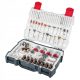 GRAPHITE Komplet konic za mini brusilnik, set 286 kosov