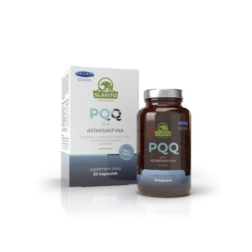 SLAVITO PQQ PLUS Astaksantin in Vitamini B3 za Imunski ter Živčni Sistem (30 kapsul)