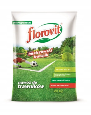 Gnojilo za trato Florovit z mahom (prvak trate) 20 kg vreča