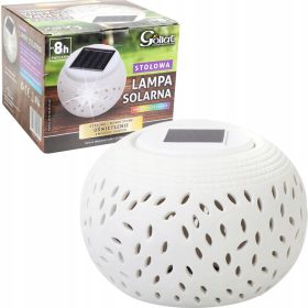 Dekorativna solarna svetilka Goliat 120958 15x11 cm bela