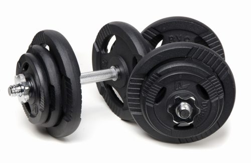 Hantle iz litega železa 40 kg 2 kosa x 20 kg set palic