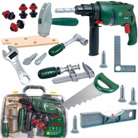   SET ORODJA V KOVČKU Z ZVOČNIMI IN SVETLOBNIMI UČINKI + Klein 8413 otroški vrtalnik