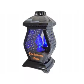 TATA ZNICZ VAZA RTN MAJHNA ČRNA + LED FIGURICA