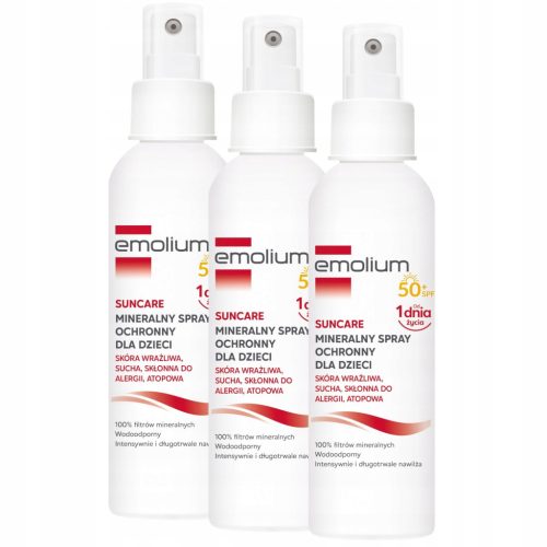 EMOLIUM SUNCARE Mineralni Zaščitni Spray SPF50+ za Otroke in Odrasle, 100ml