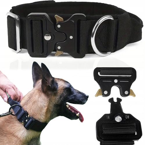 MEGA MOČNA OBROŽA ZA VELIKEGA PSA S KLAMRO QUICK RELEASE XL