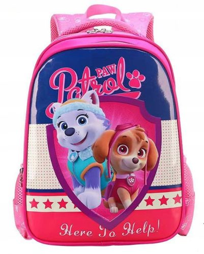 olski nahrbtnik Paw Patrol SKYE, trden A4, močen plecak za dekleta in otroke