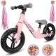 Optimized Name: Ultra lahko ravnotežno kolo Bergen ZIPPY Pink Ribbons Paw Patrol, Roza, Siva