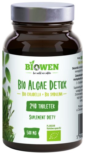 BIO Algae Detox – Tablete s spirulino in chlorello za naravno razstrupljanje