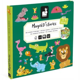   Magnetna sestavljanka Afriške živali Magneti'stories 3+ JANOD