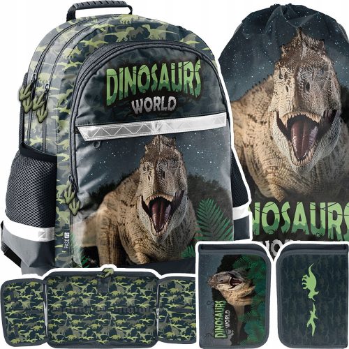 OLSKI NAHRBTNIK ZA DEČKA Z DINOZAVROM DINO ROAR + 2 DRUGIH IZDELKOV