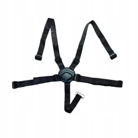    Tako pas za voziček, JUNAMA, trakovi za voziček, zaponka romb, črna 5-točkovna