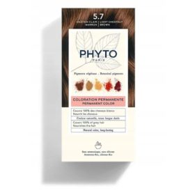   Naravno Obogatena Barva za Lase PHYTO Color 5.7 Svetlo Kostanjev Rjav