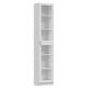Vitrina za shranjevanje bela mat 200 x 40 x 31 cm TopEshop W40 2S PAFOS